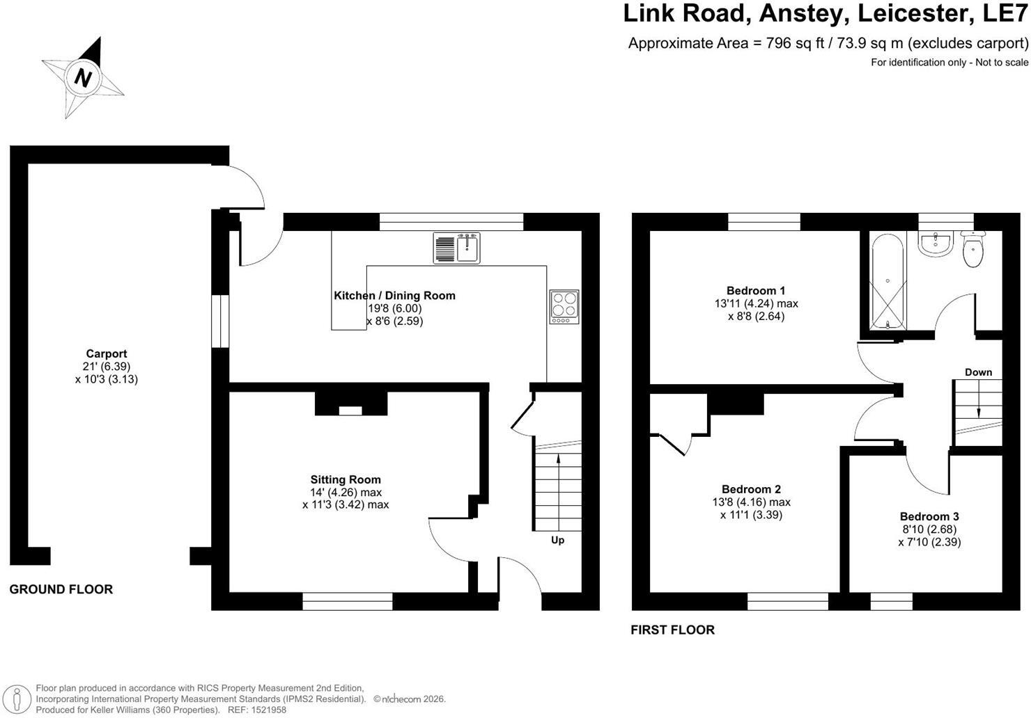 Link Road, Anstey floorplan