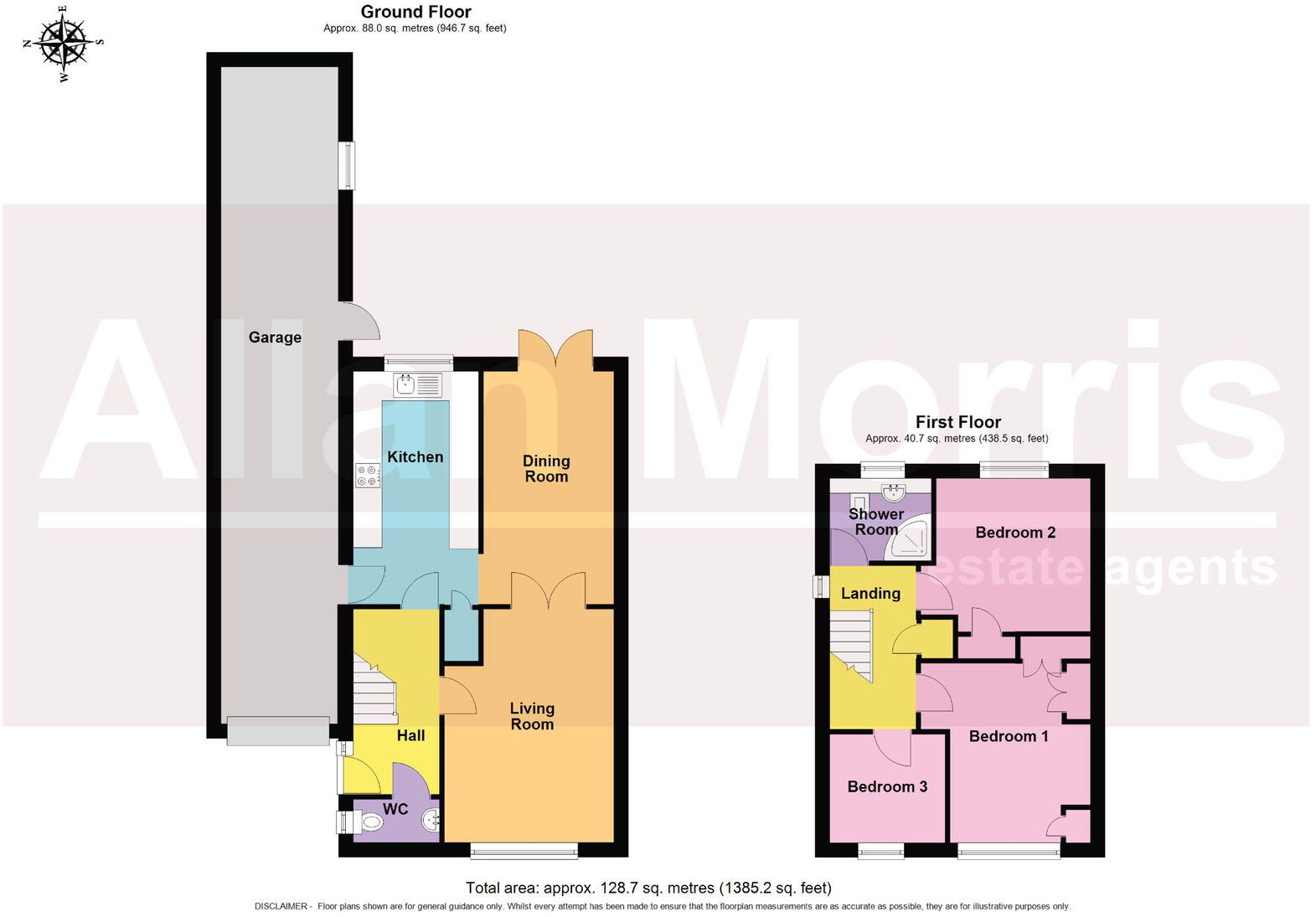 116 Columbia Drive, Lower Wick, Worcester.  WR2 4XU floorplan