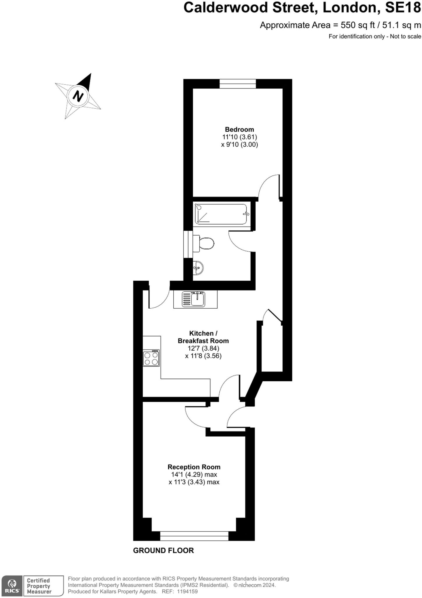 Calderwood Street, London, SE18 floorplan