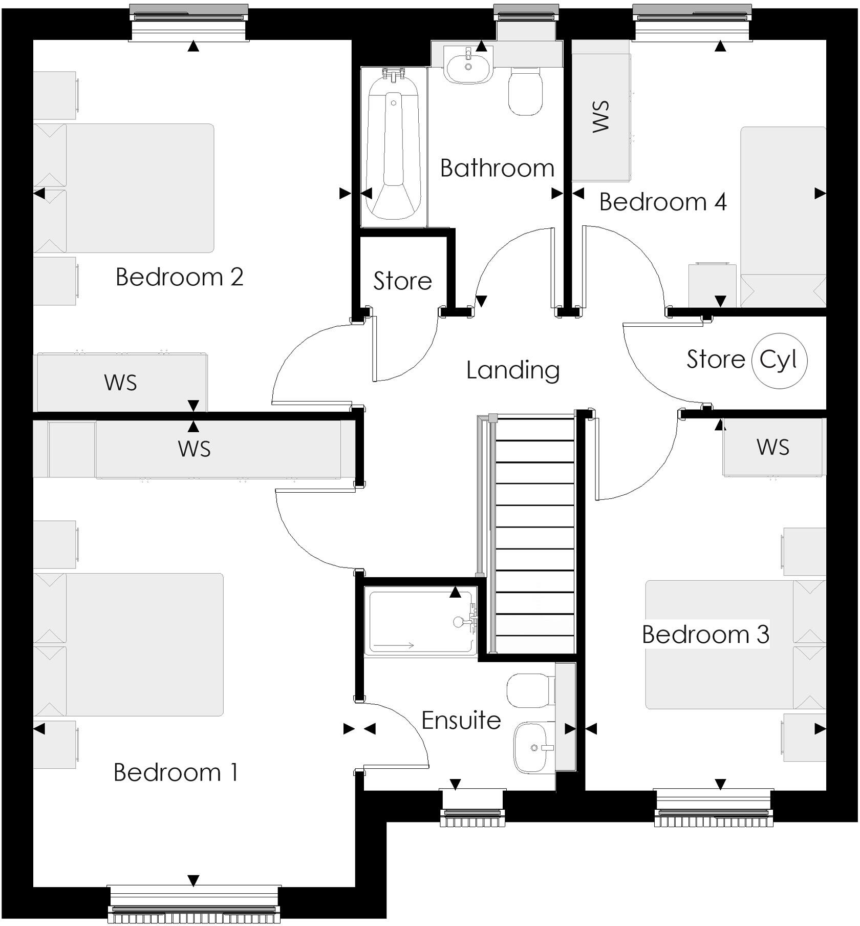 Off Evans Way,
Witham,
Essex,
CM8 2GL floorplan