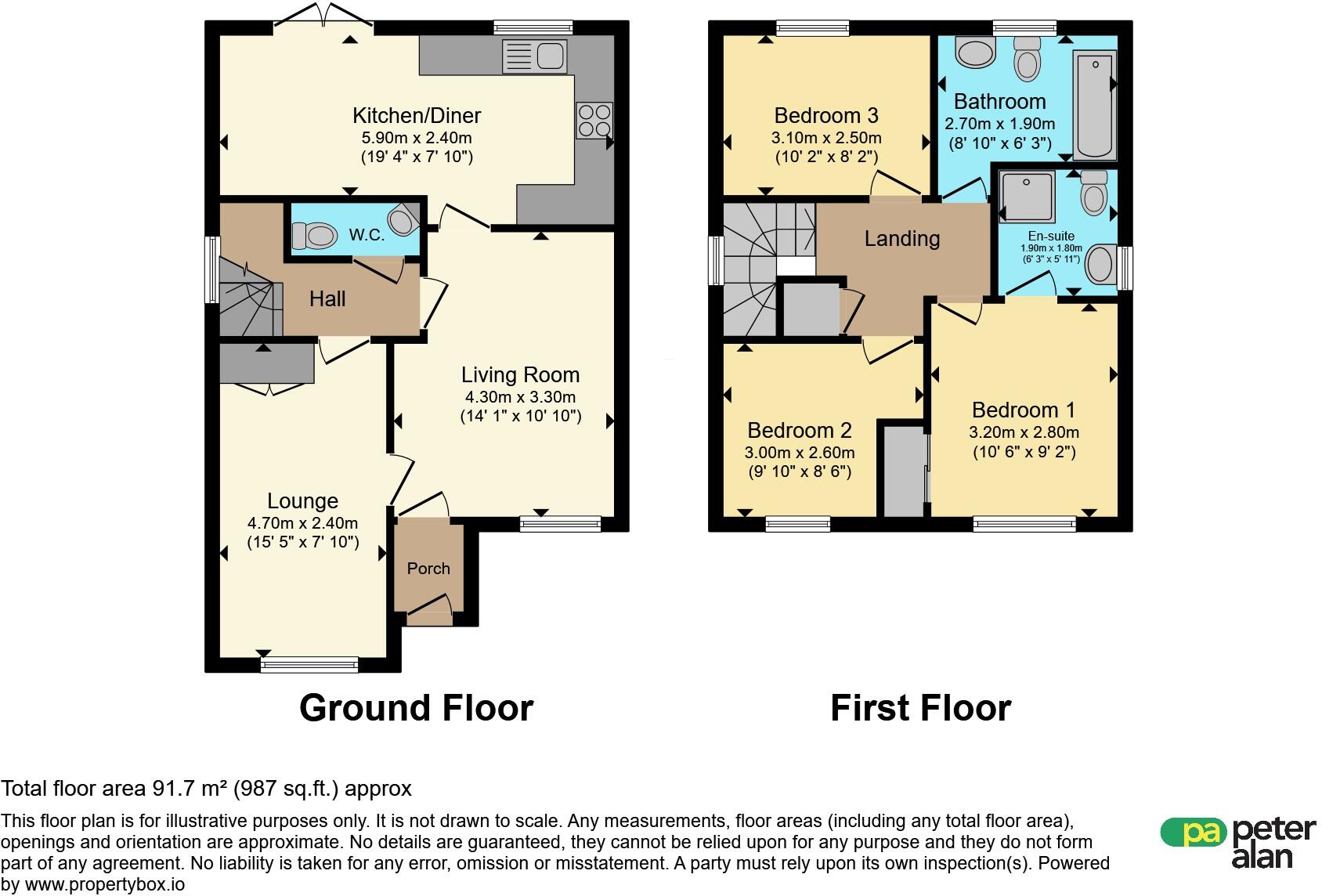 Gelli'r Felin, Caerphilly floorplan