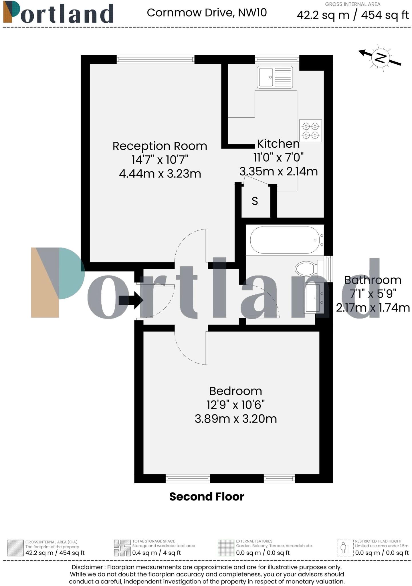 Cornmow Drive, London, NW10 floorplan
