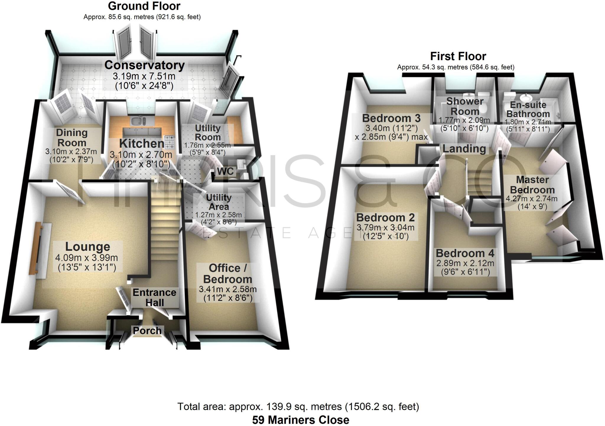 Mariners Close, Fleetwood, Lancashire, FY7 floorplan