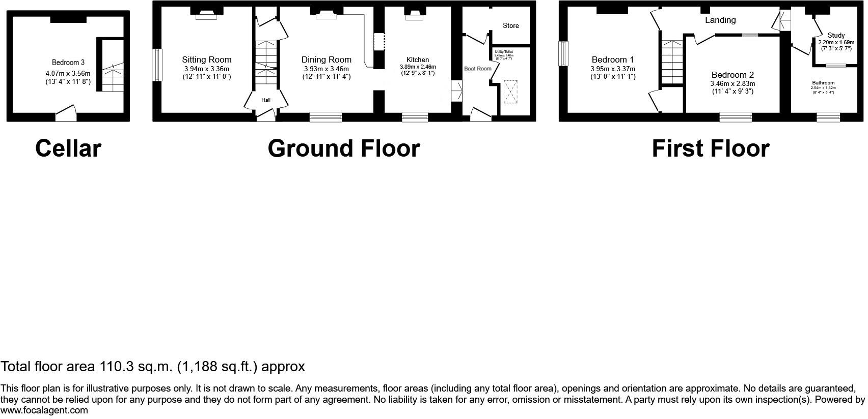 Butterrow Hill, Stroud floorplan