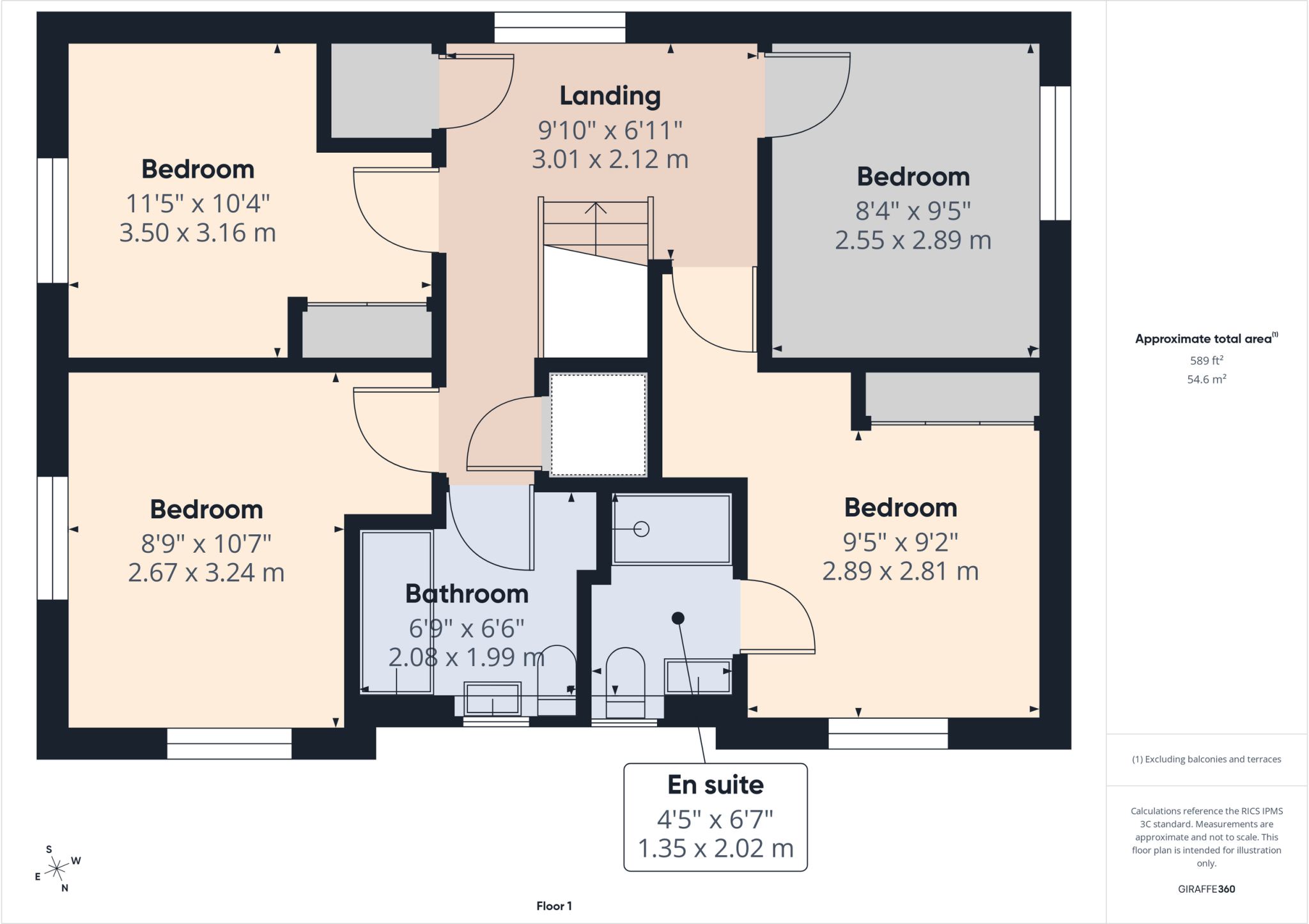 Walnut Drive, Hilton floorplan