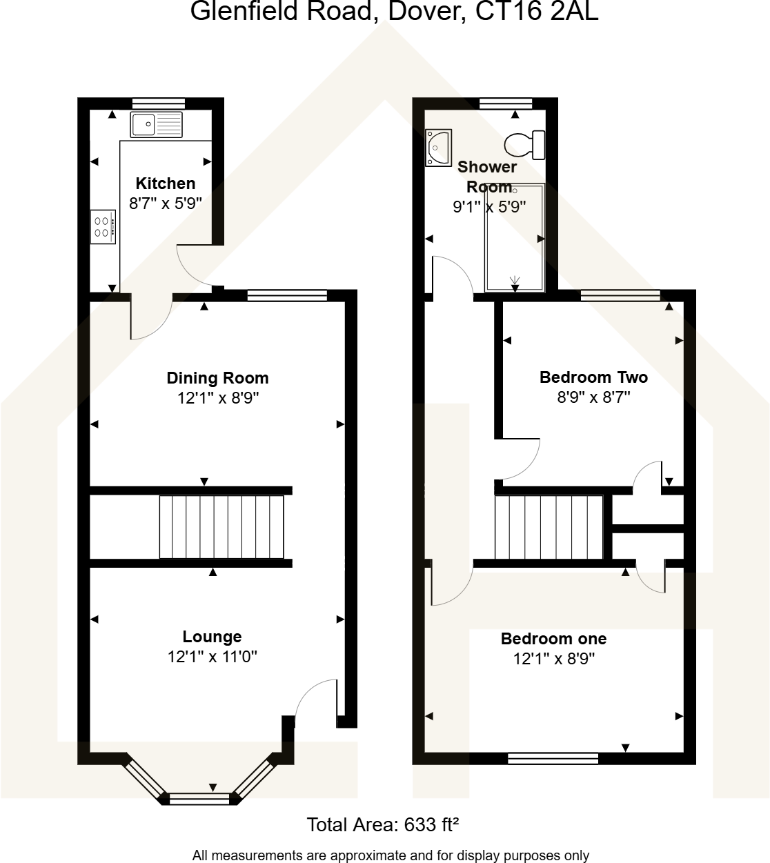 Glenfield Road, Dover, Kent, CT16 2AL floorplan