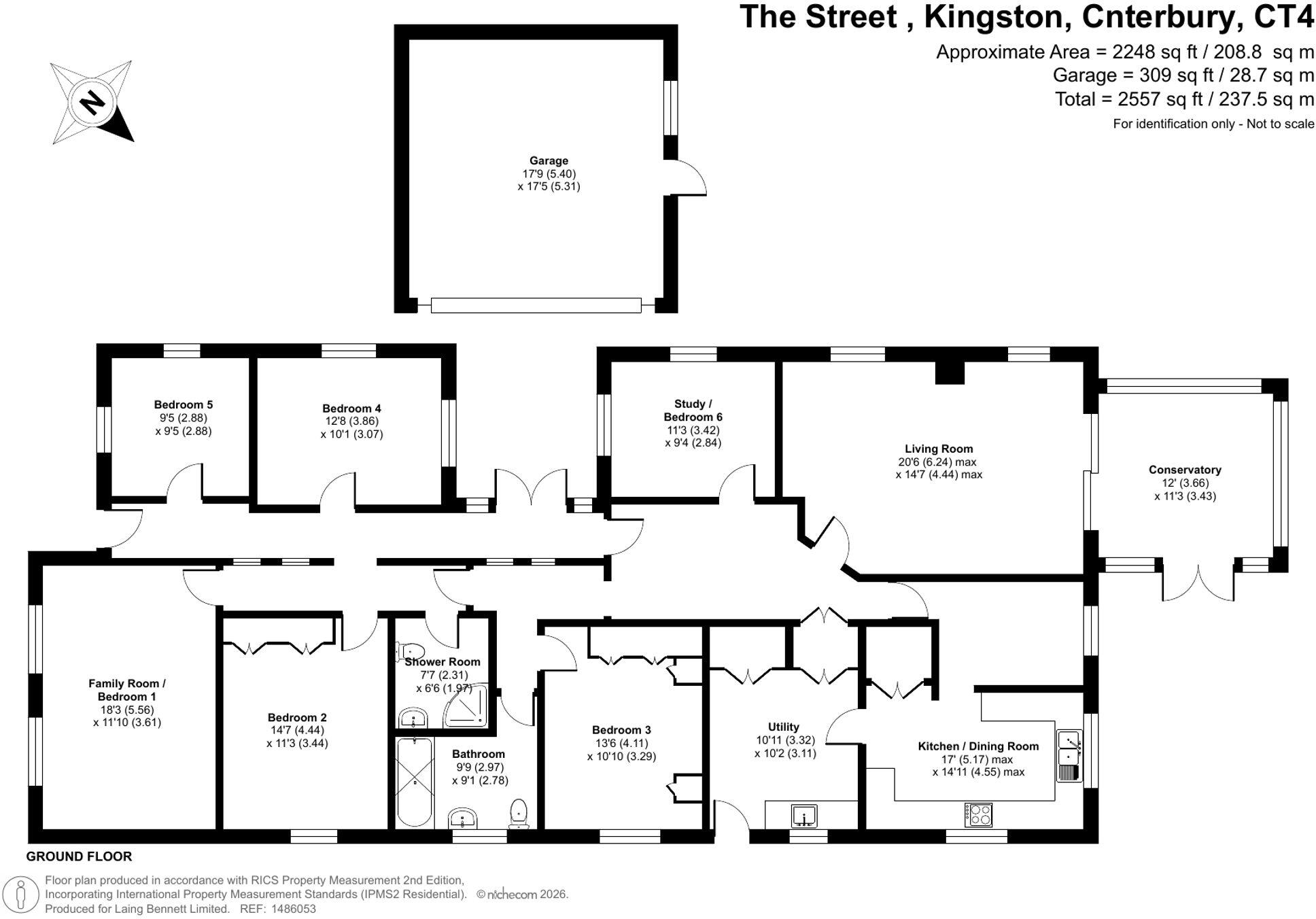 The Street, Kingston, CT4 floorplan