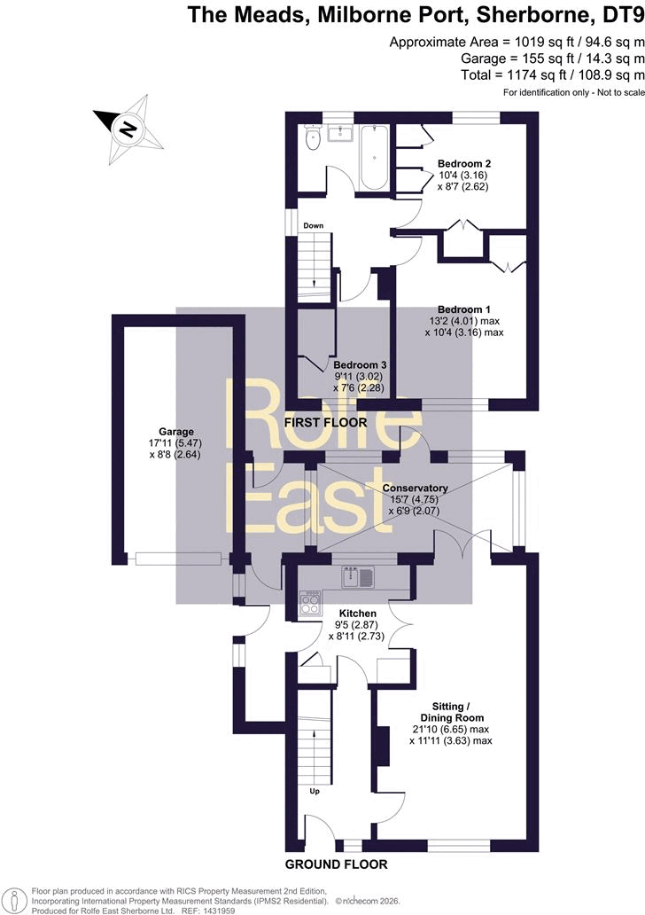 36, The Meads, Milborne Port, Sherborne floorplan