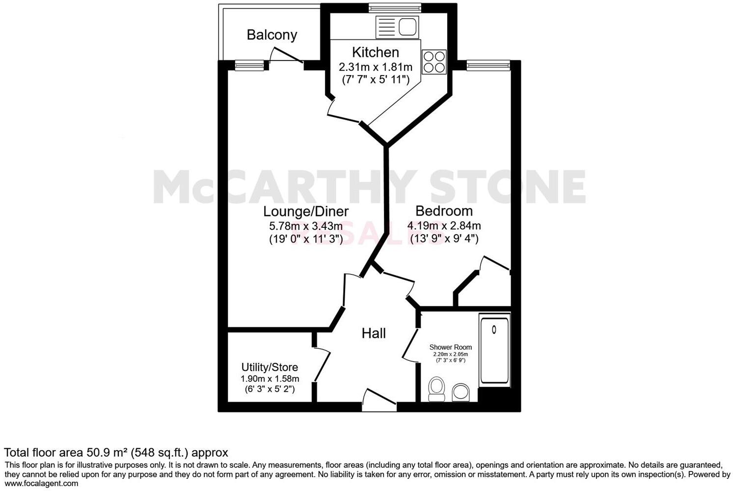 Cranberry Court, Kempley Close, Hampton Centre, Peterborough, Cambridgeshire, PE7 8QH floorplan
