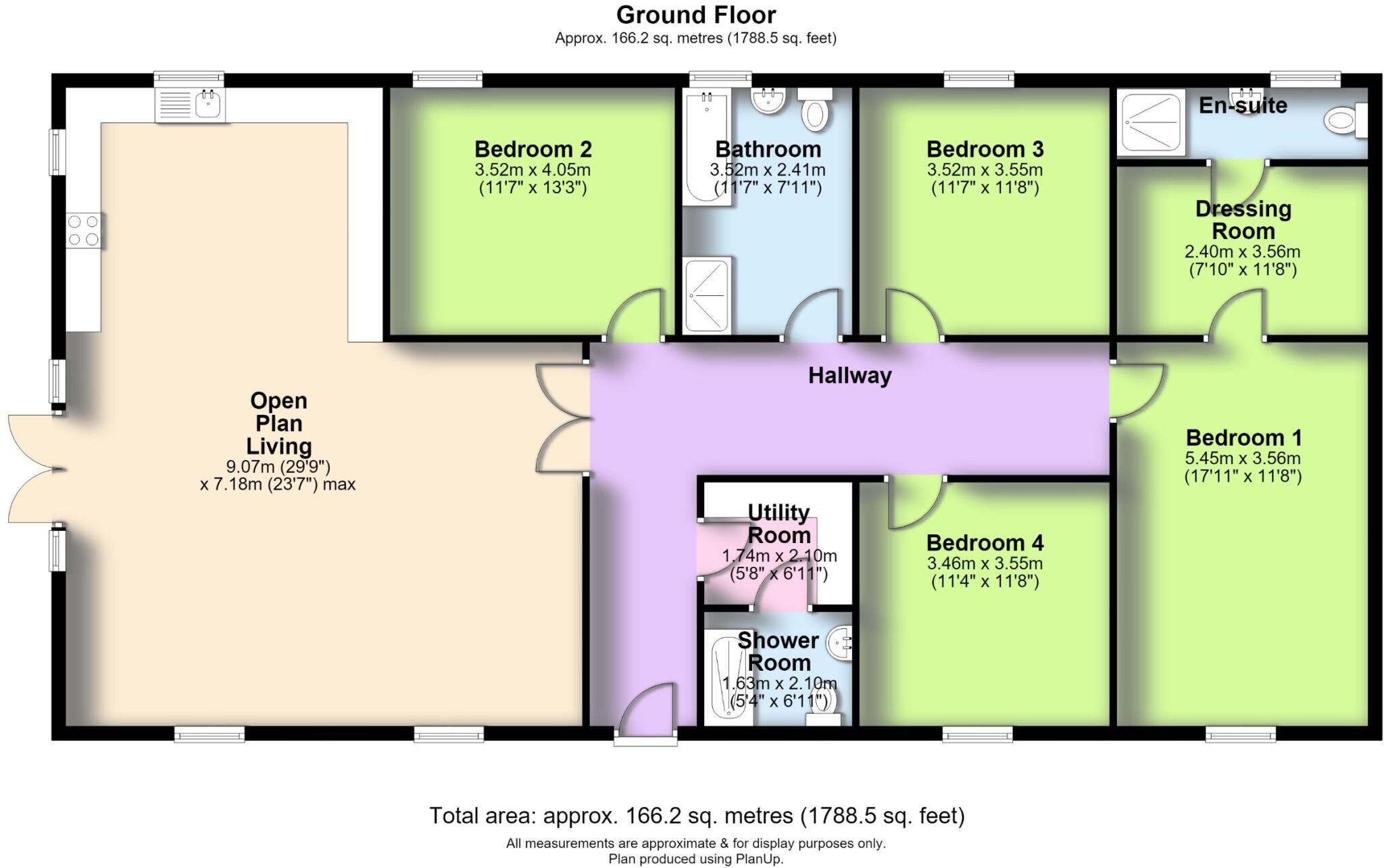 Pippin Barn, Trefnant, Halfway House,  floorplan