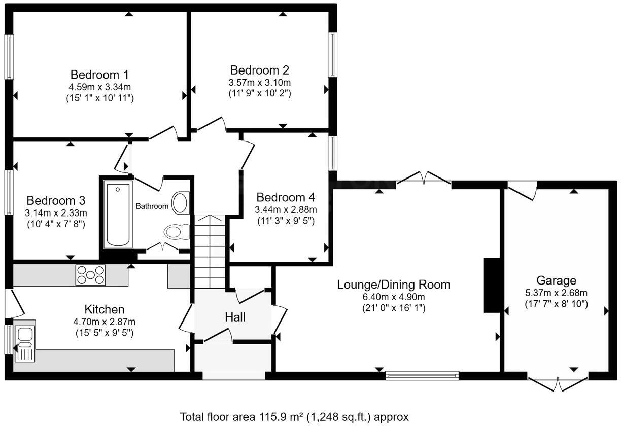 Pengelly Way, Threemilestone, Truro floorplan