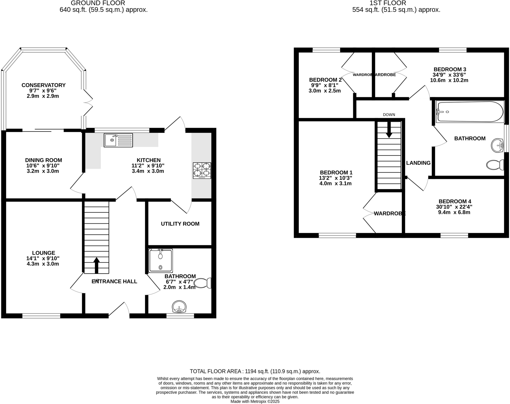 Park Springs Road, Gainsborough floorplan