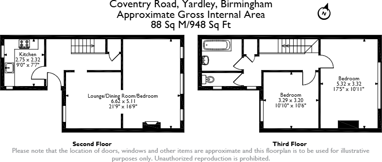 Coventry Road, Birmingham, B26 floorplan