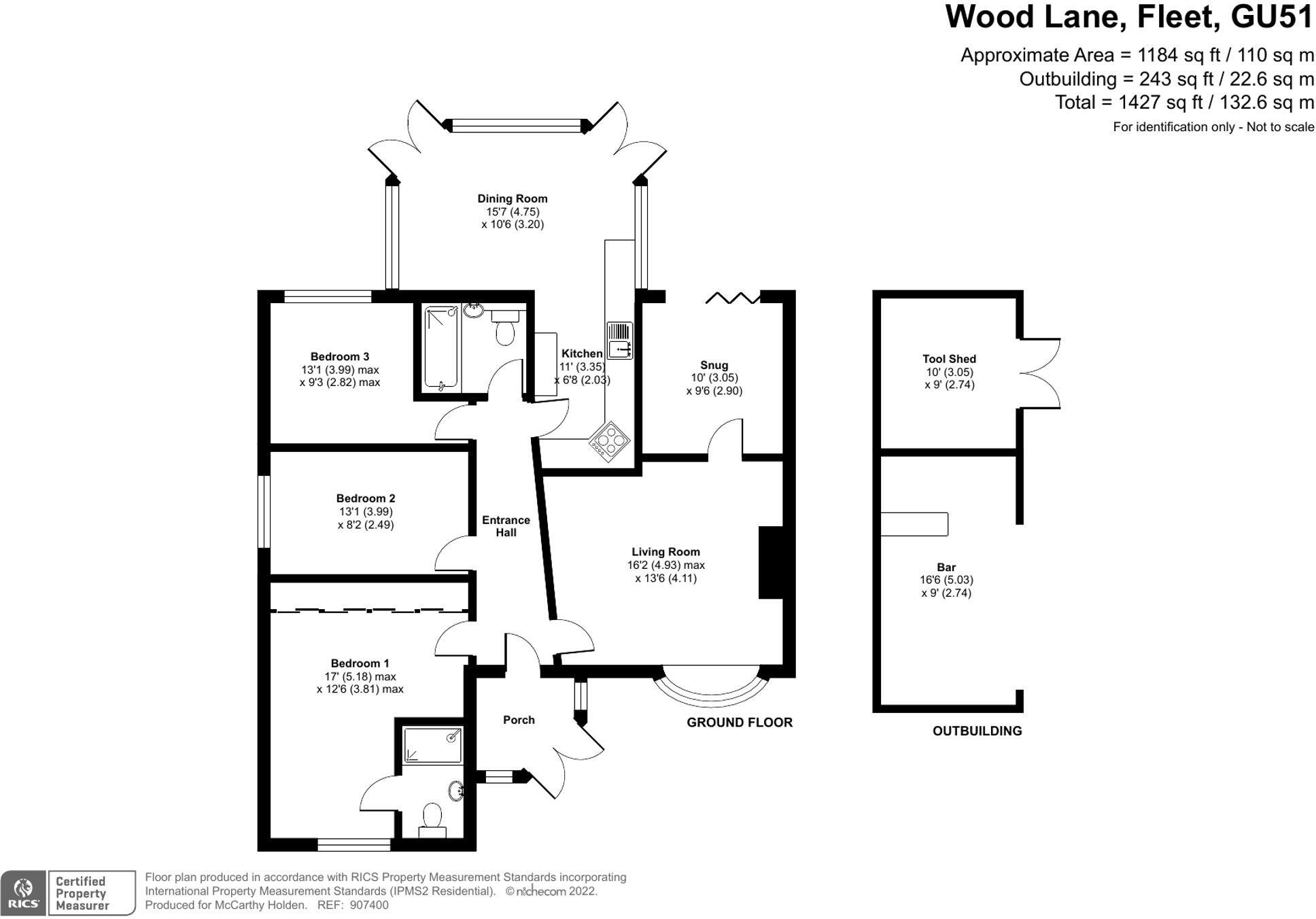 Wood Lane, Fleet, GU51 floorplan