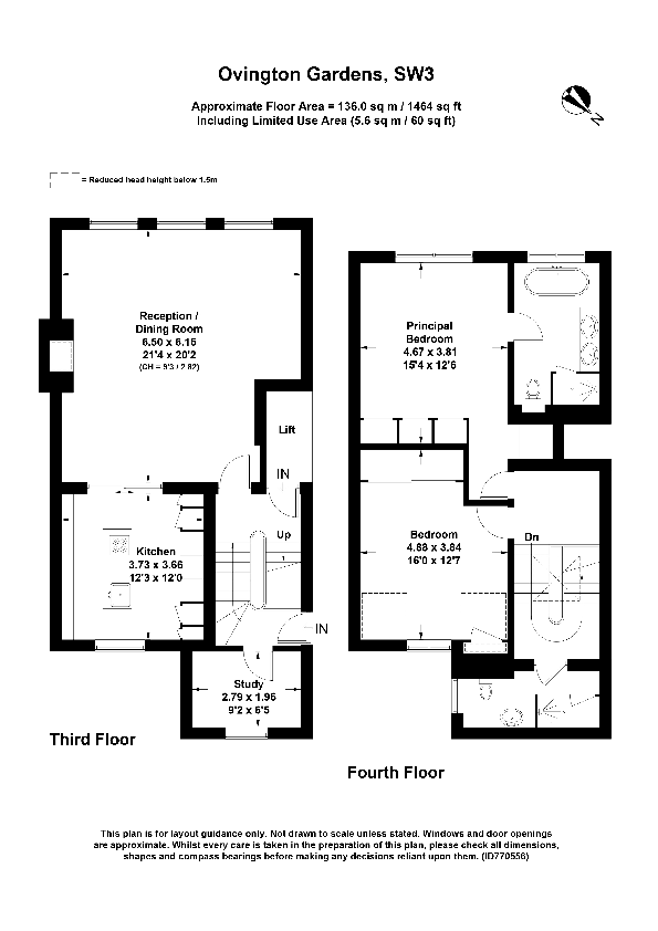 Ovington Gardens, Knightsbridge SW3 floorplan