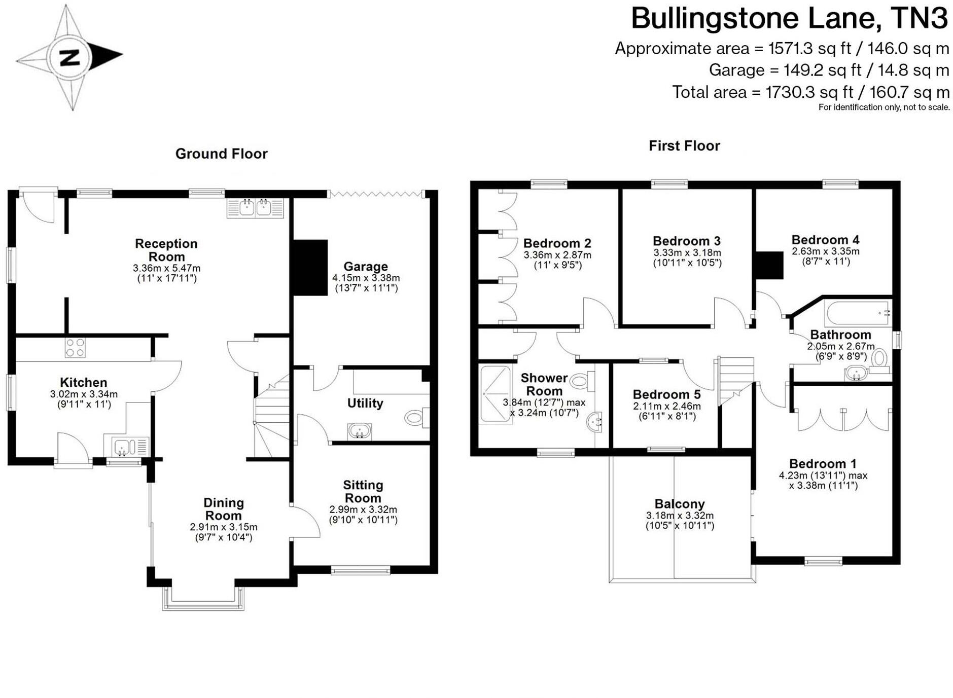 Bullingstone Lane, Tunbridge Wells, TN3 floorplan