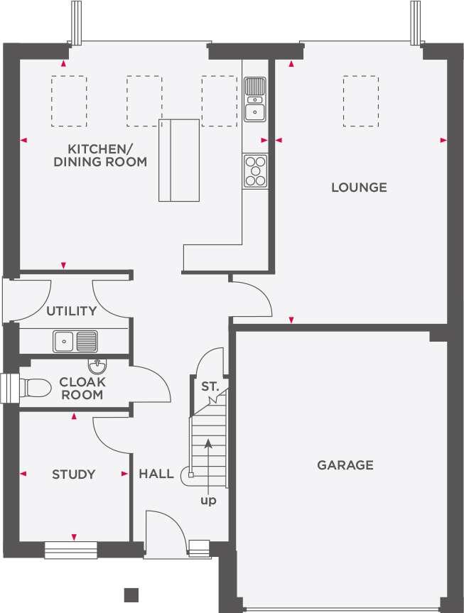 Mucklestone Road,
Loggerheads, 
Market Drayton, Shropshire,
TF9 floorplan