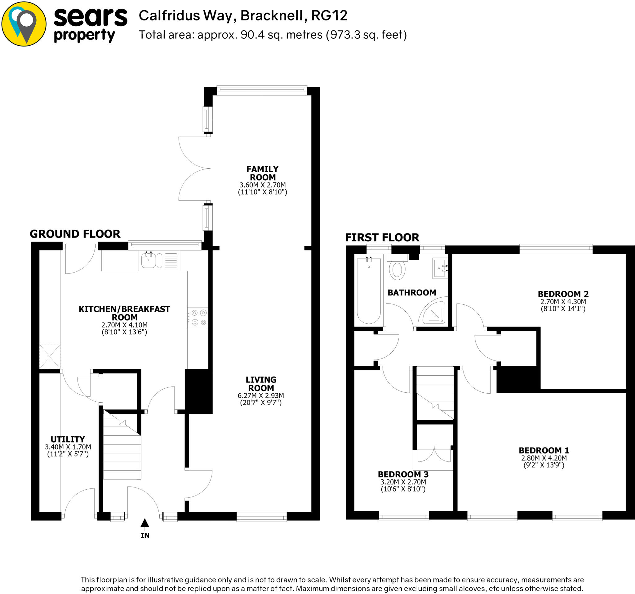 Calfridus Way, Bracknell, RG12 floorplan