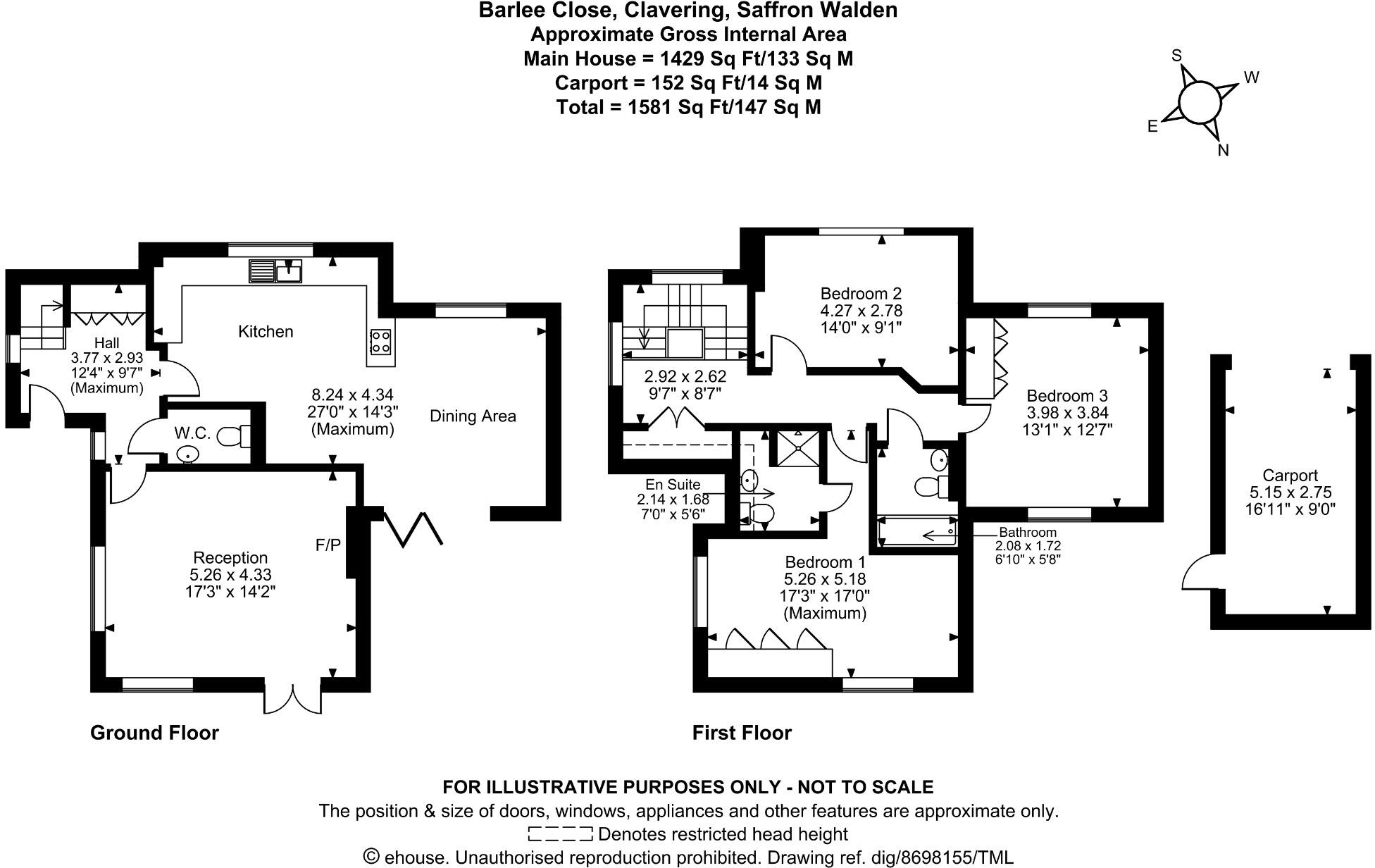 Clavering,  Saffron Walden, Essex floorplan