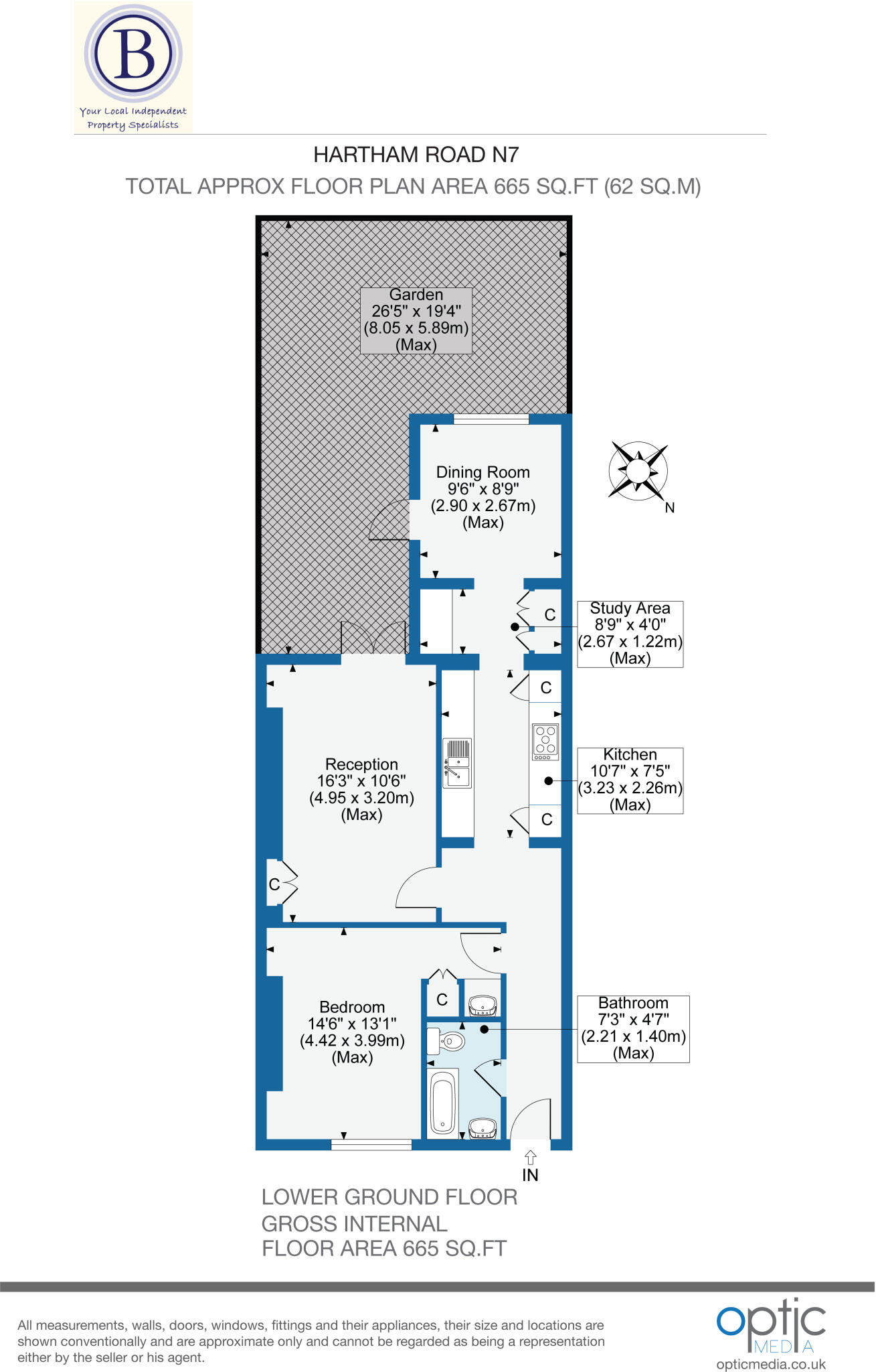Hartham Road, London floorplan