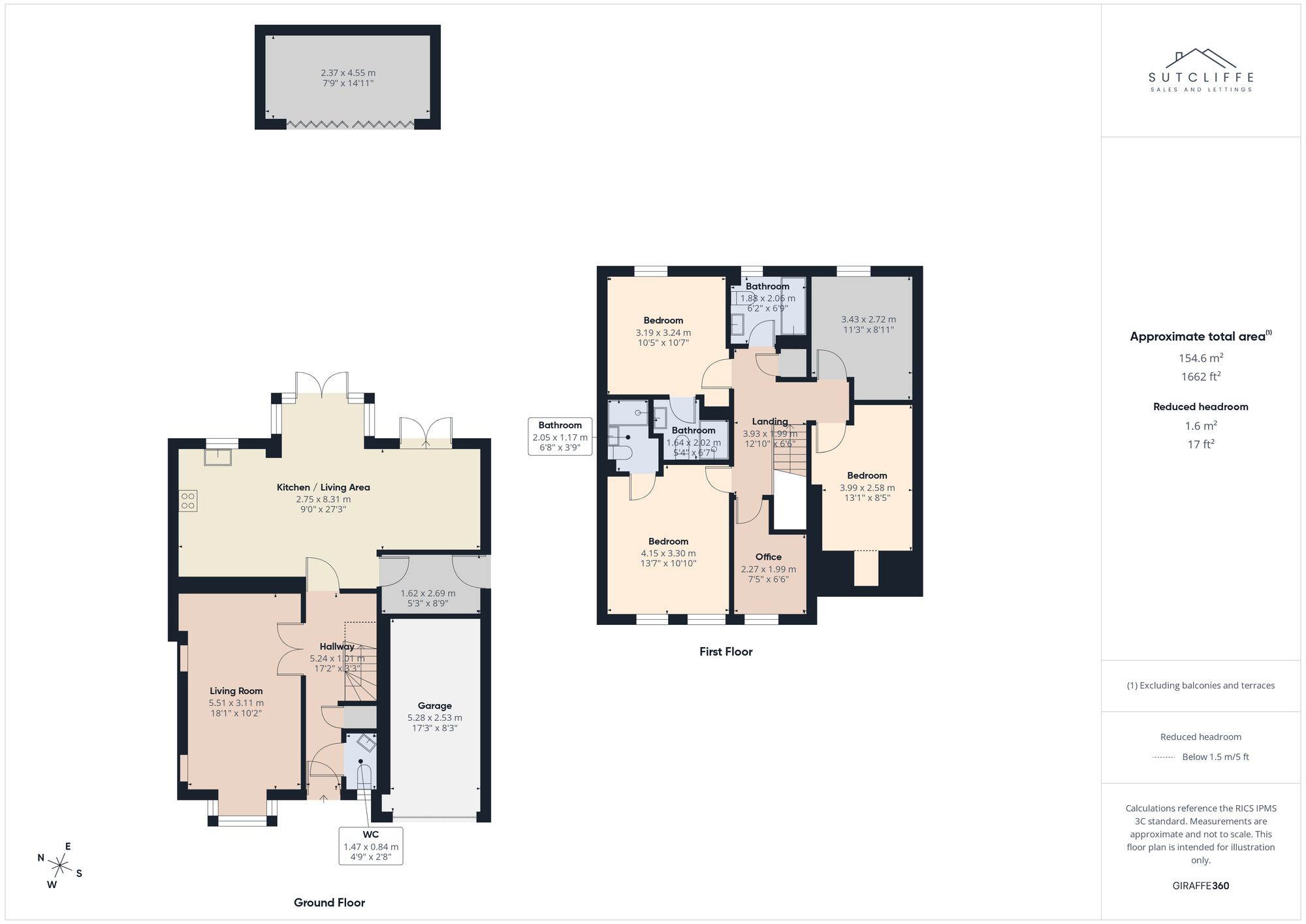 Mather Avenue, Garstang, PR3 floorplan