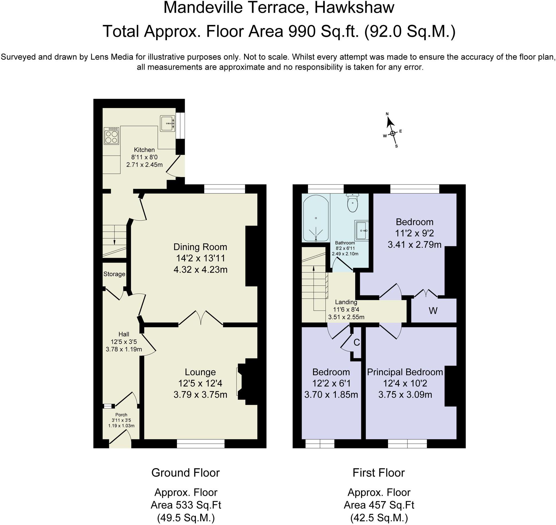 Mandeville Terrace, Hawkshaw floorplan