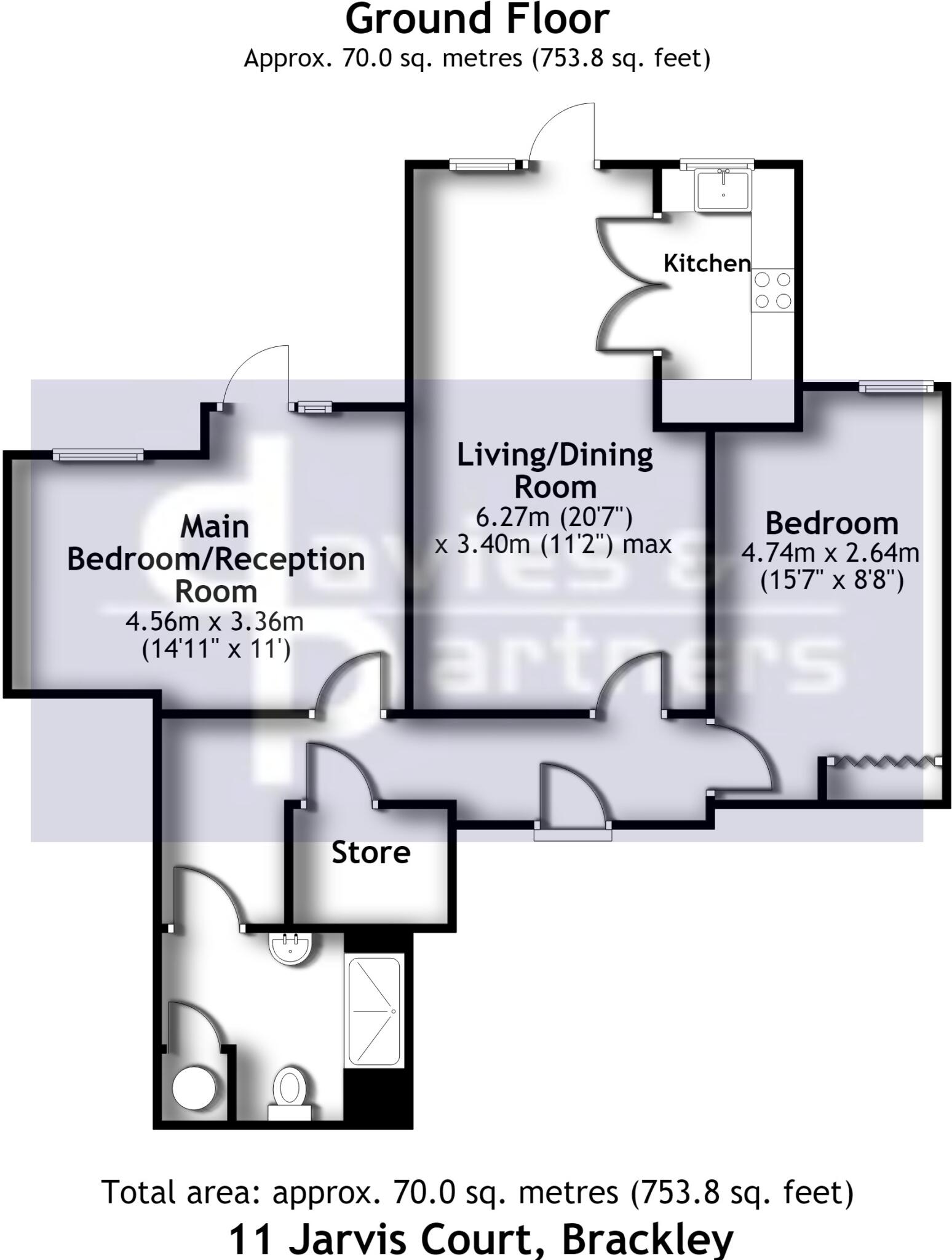 Jarvis Court, Brackley floorplan