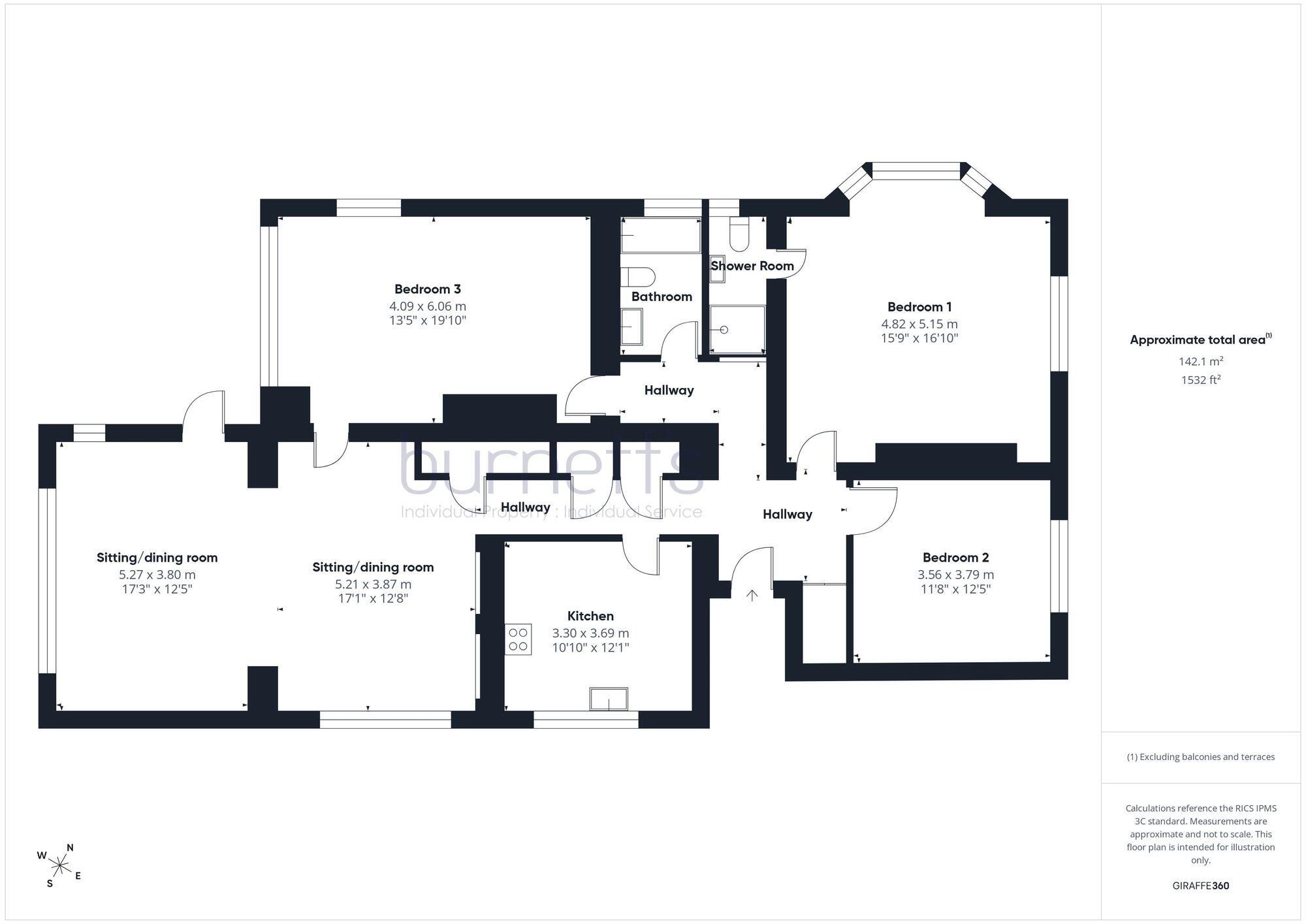 Argos Hill, Rotherfield, TN6 floorplan