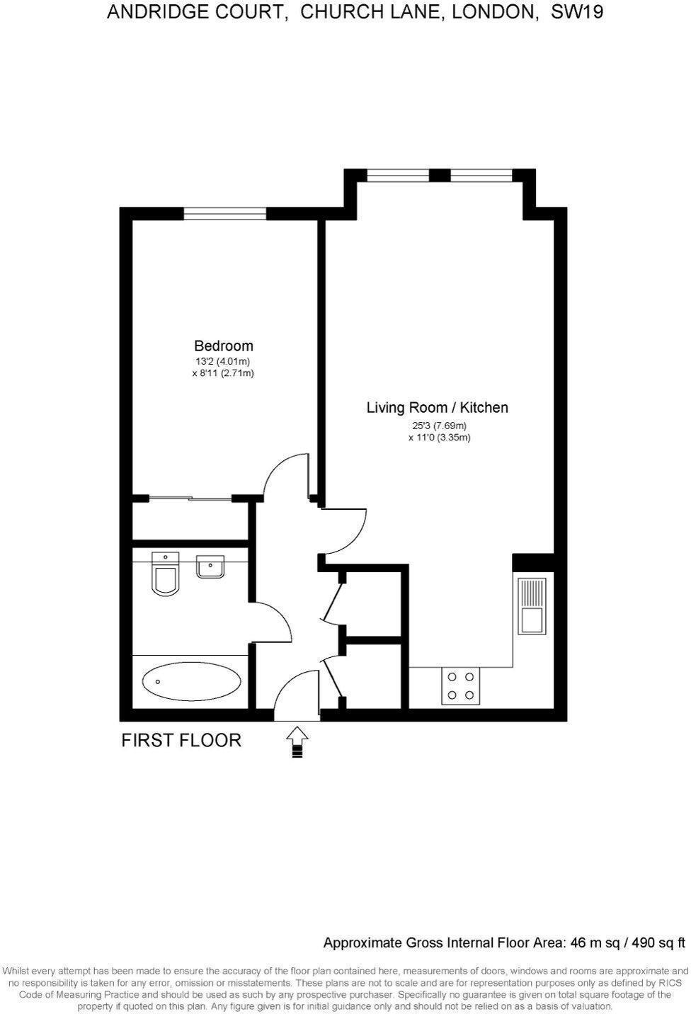 Andridge Court, Wimbledon floorplan