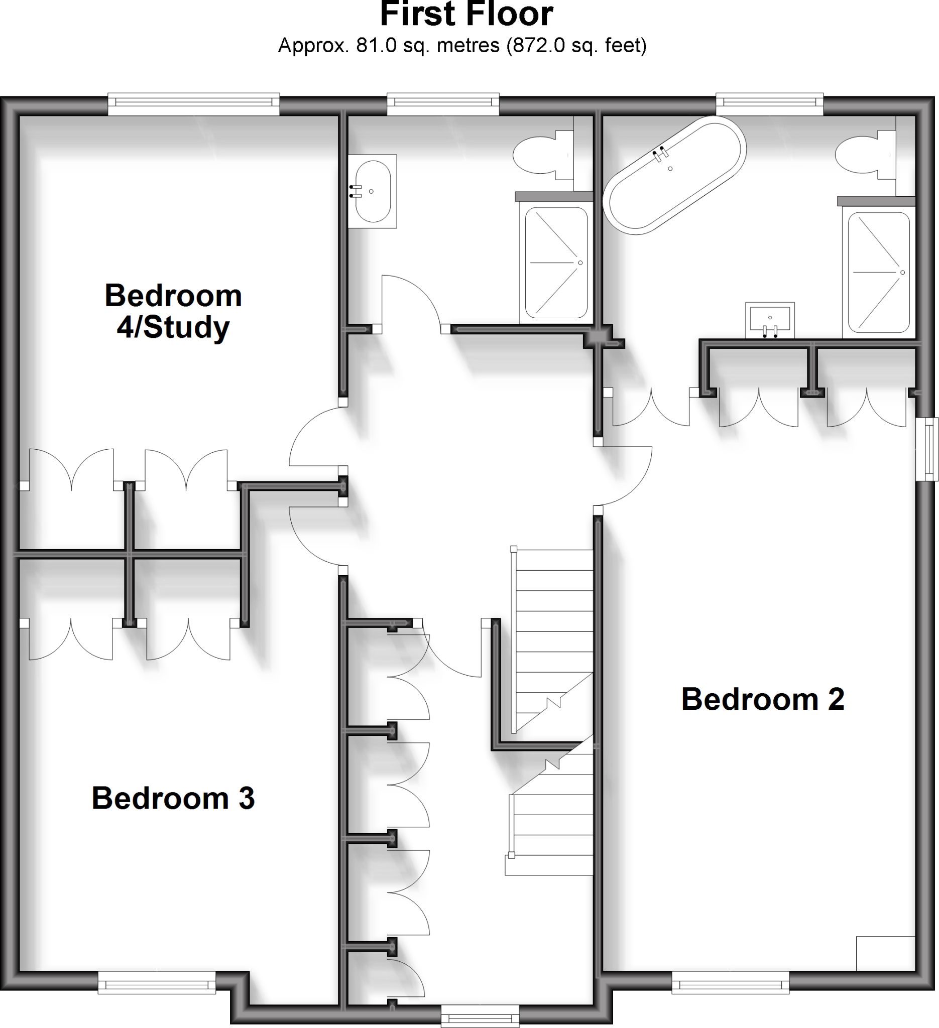 Oaten Hill Place, Canterbury, Kent floorplan