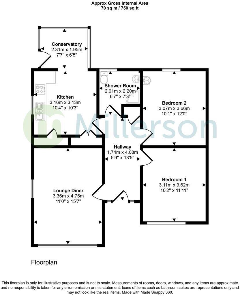 Carn Brea Village,Redruth,Cornwall floorplan