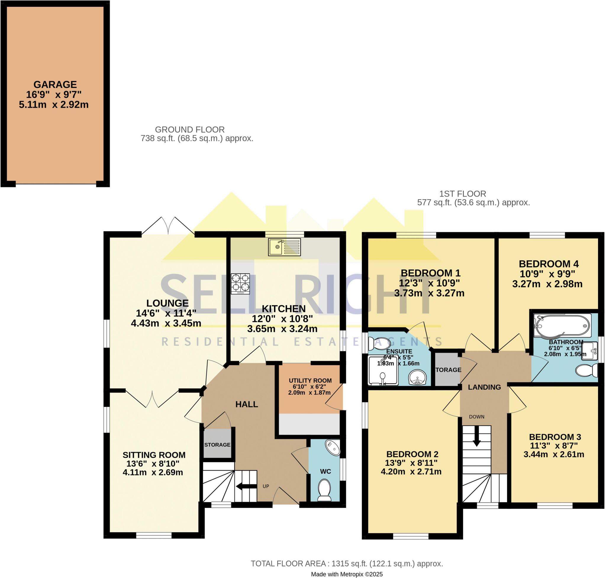 40, Parc y Dyffryn floorplan