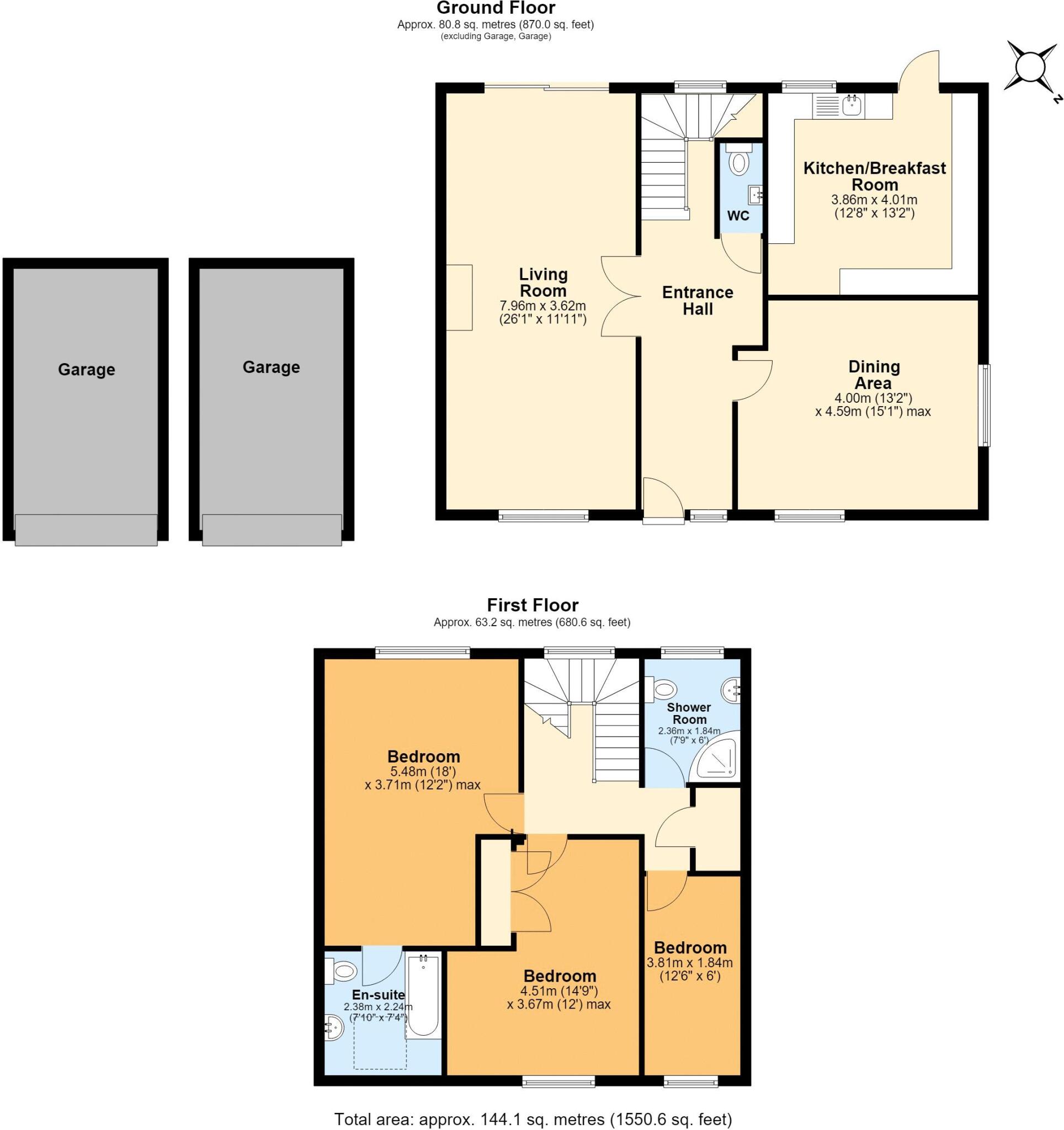 Orme Cottages, Tilburstow Hill Road  floorplan