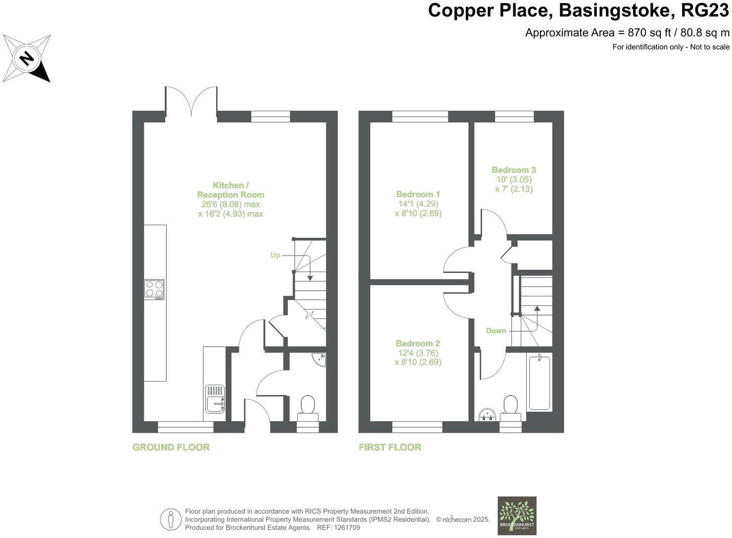 Copper Place, Basingstoke, RG23 7QW floorplan