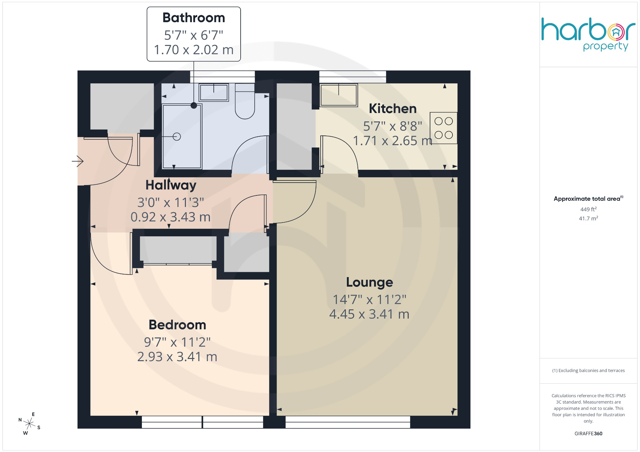 Brucefield Place, Easterhouse, Glasgow, City of Glasgow, G34 0DX floorplan