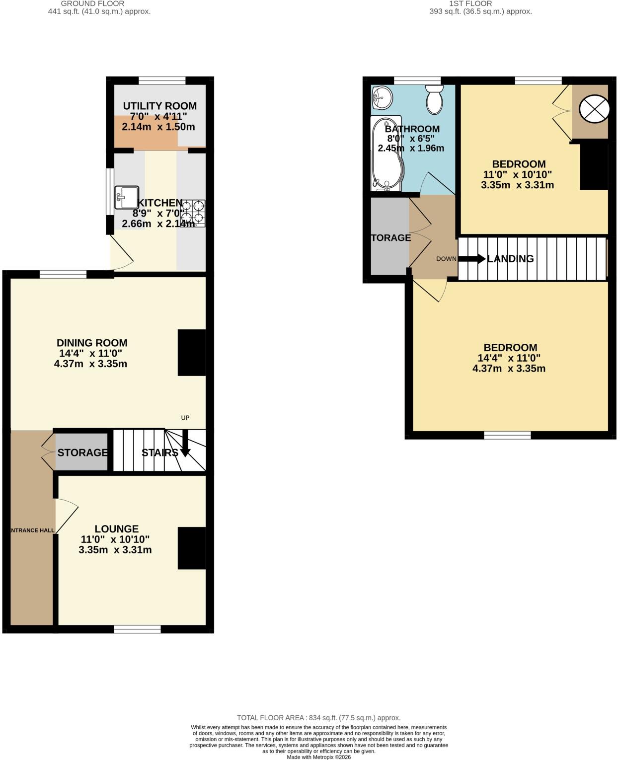 Russell Street, Kettering, Northamptonshire, NN16 floorplan
