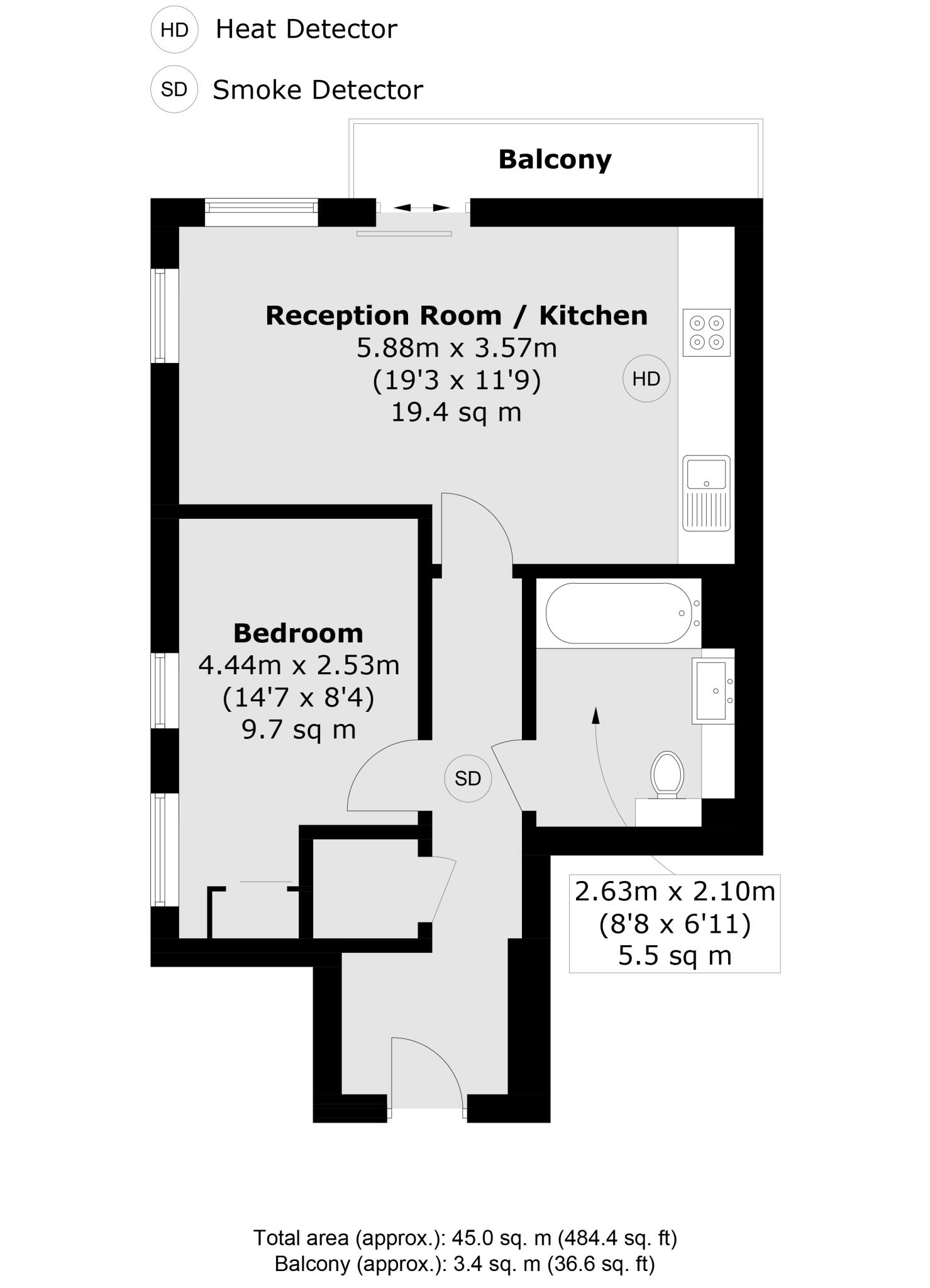 Distillery Tower, London floorplan