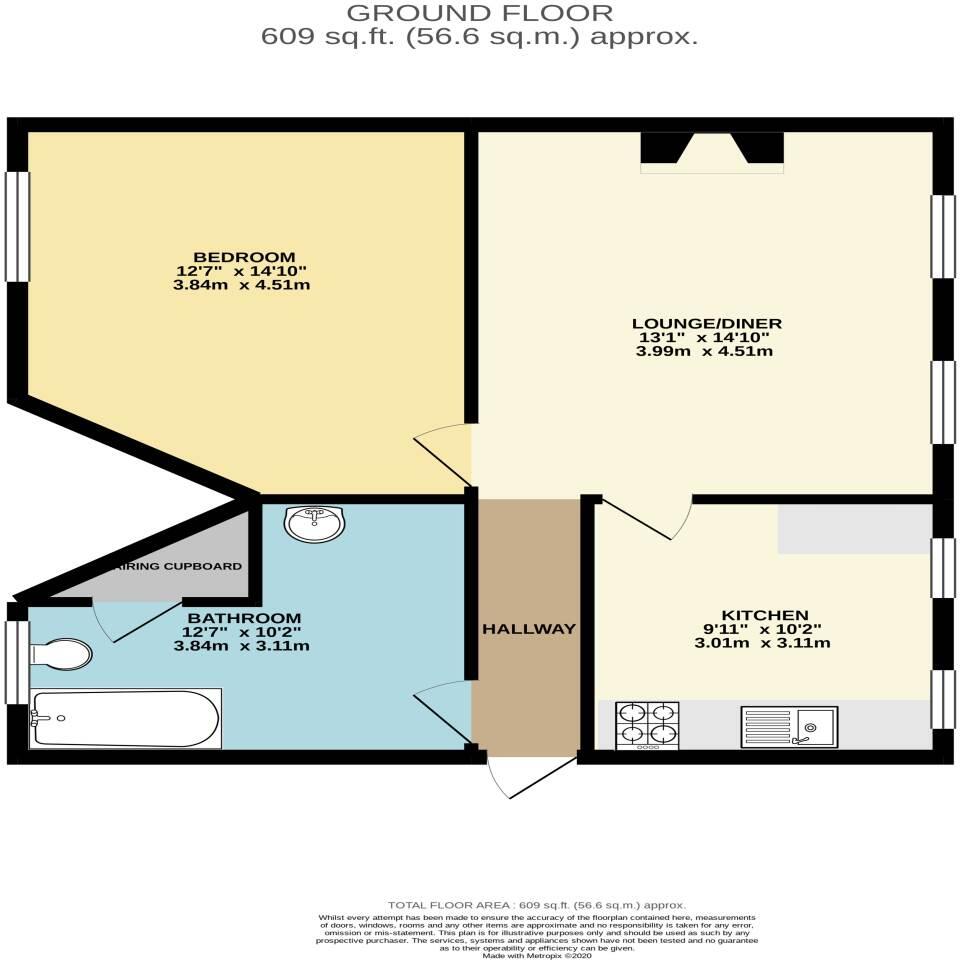 104 High Street , Rainham , Kent  floorplan