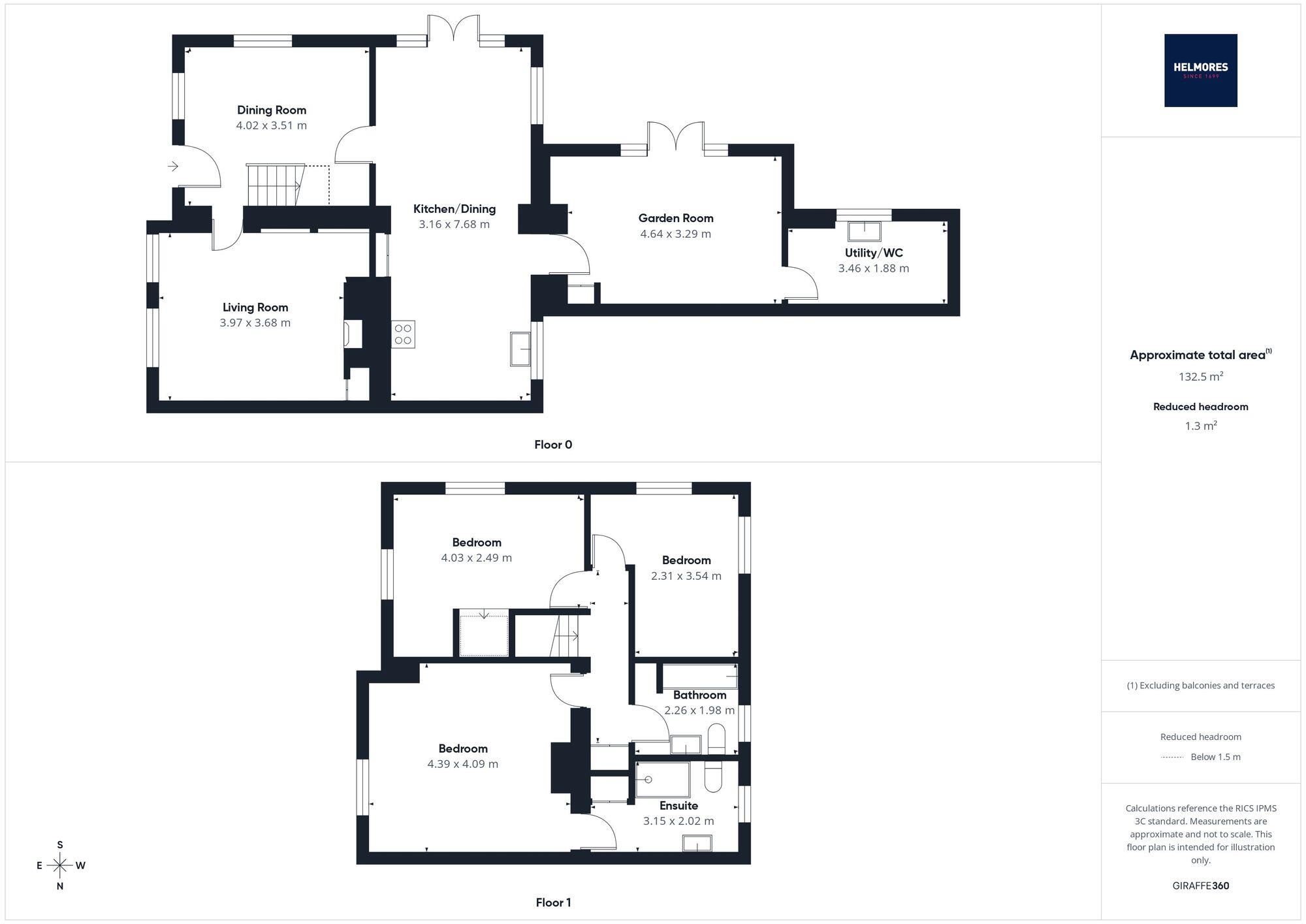 7, Salmon Hutch, Uton, EX17 floorplan