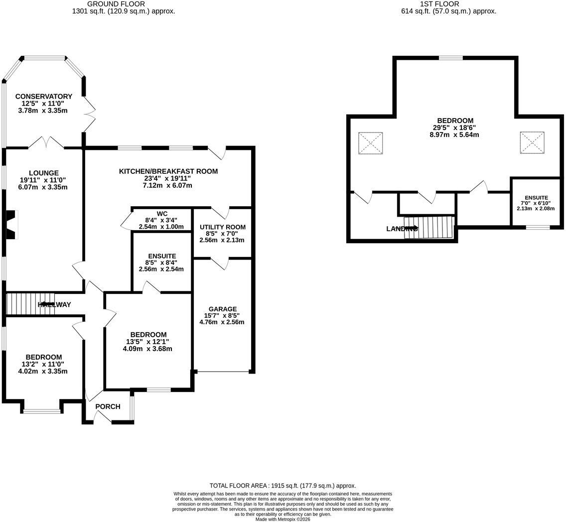 Harborough Road, Clipston floorplan