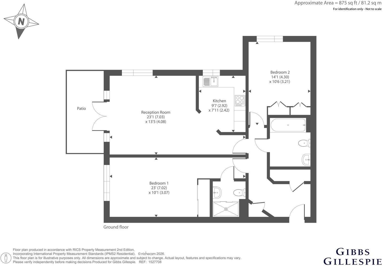 Honeypot Lane, Stanmore floorplan