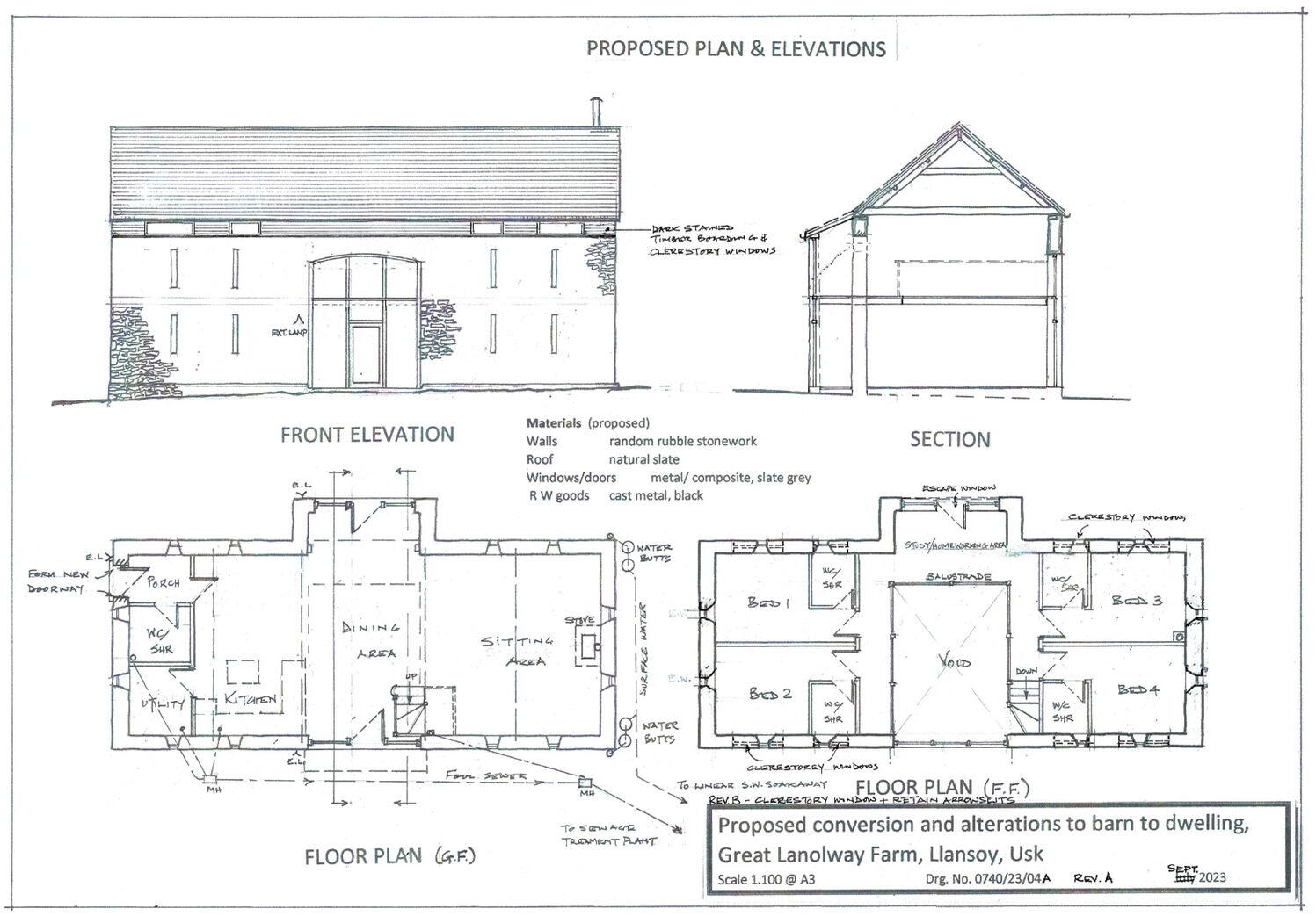 Llansoy, Usk, Monmouthshire floorplan