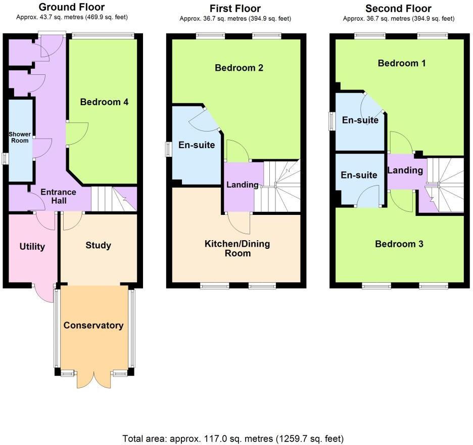Jenner Close, Melton Mowbray floorplan