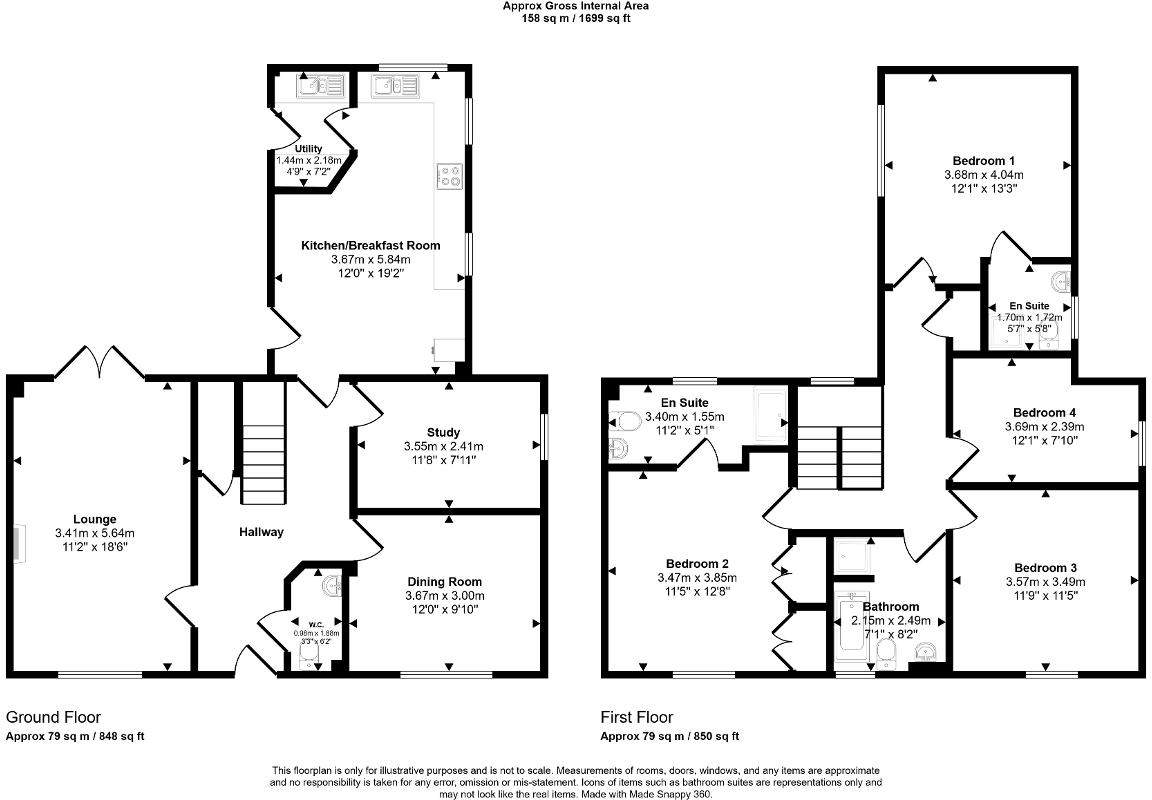 Langlands Road, Bedford, MK41 0GD floorplan
