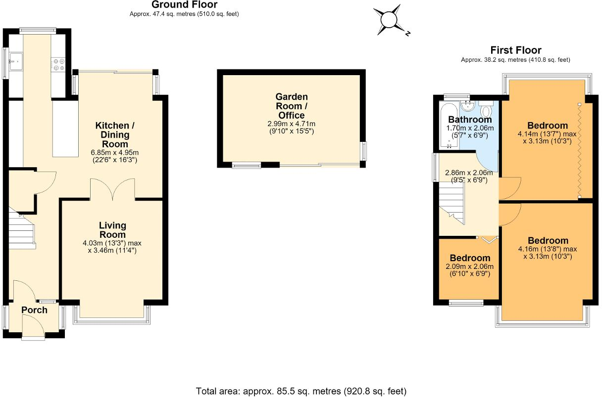 Hamsey Green Gardens, Warlingham, CR6 9RT floorplan