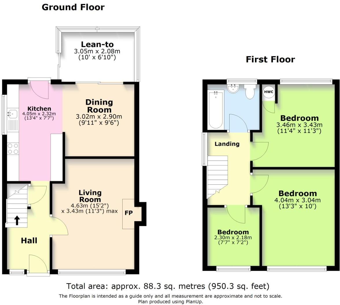 Churchill Avenue, Hadleigh floorplan
