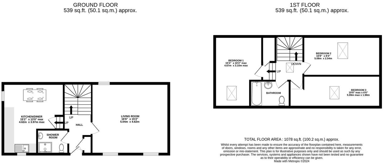 Mosser, Cockermouth, CA13 floorplan