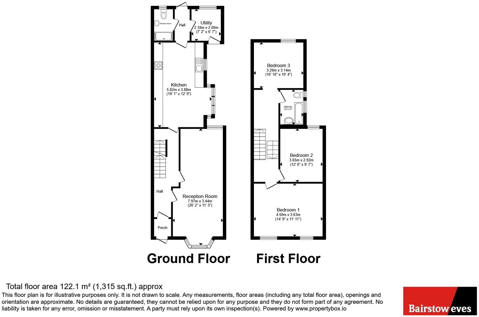Ashley Road, Forest Gate, London, E7 floorplan