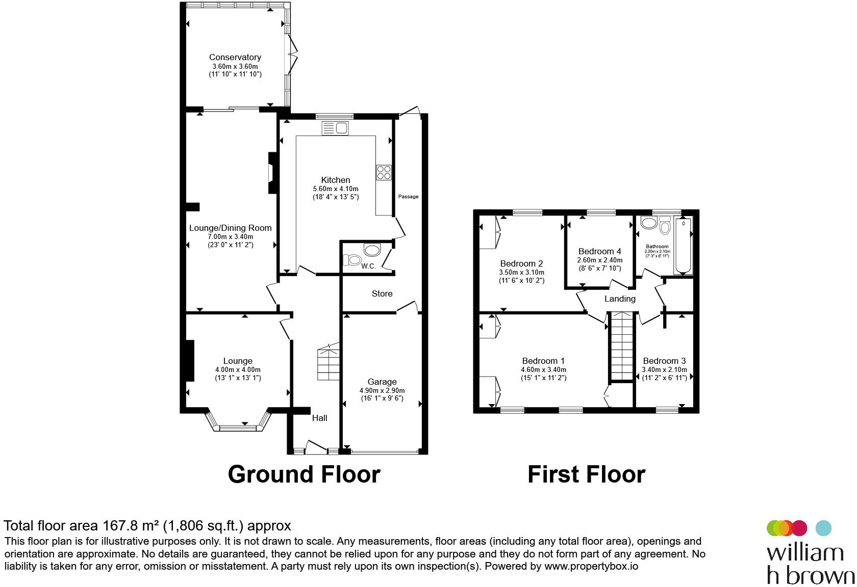 High Road, Broxbourne floorplan