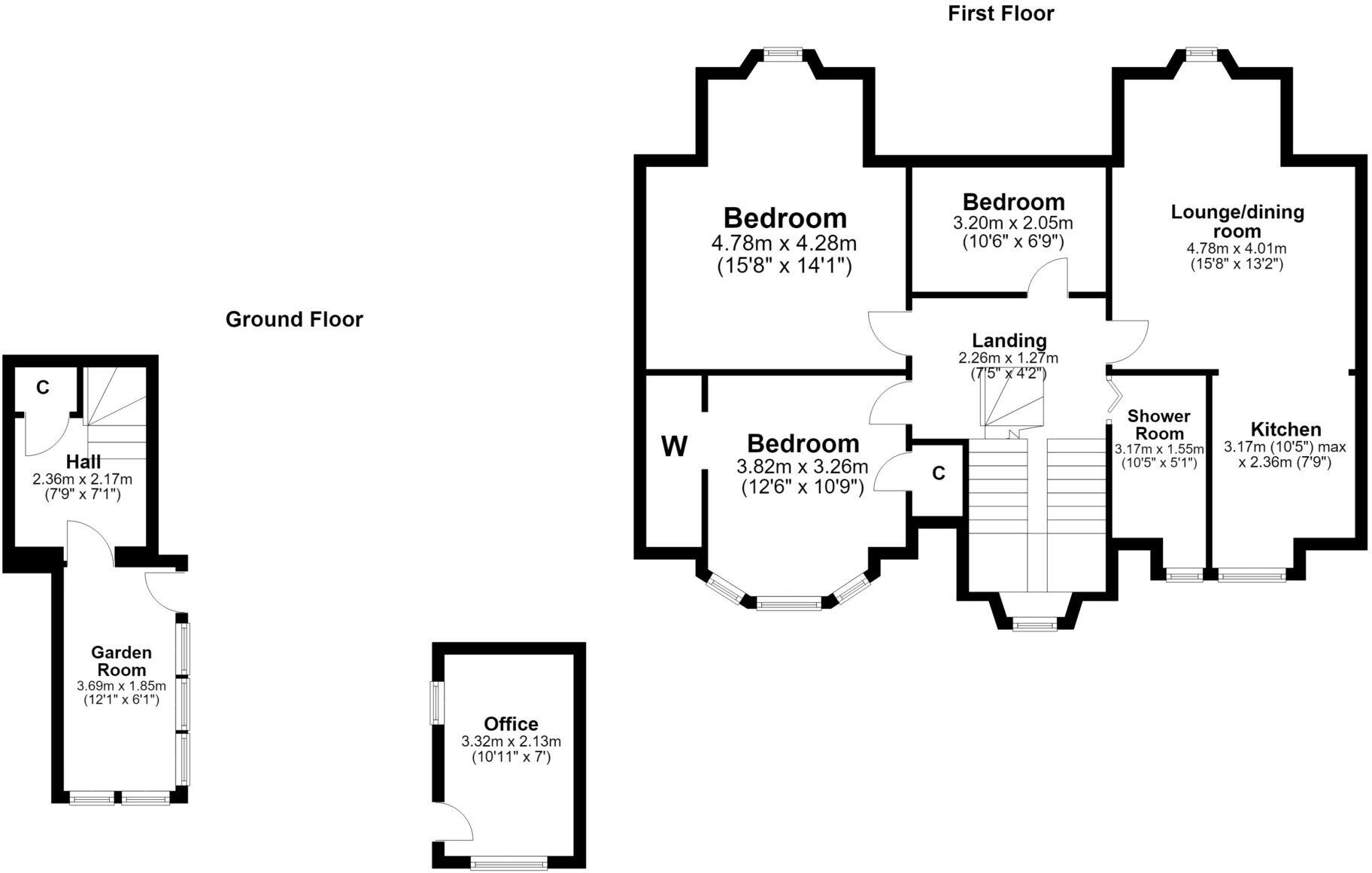 17a Seabank Road, Prestwick, KA9 1QS floorplan